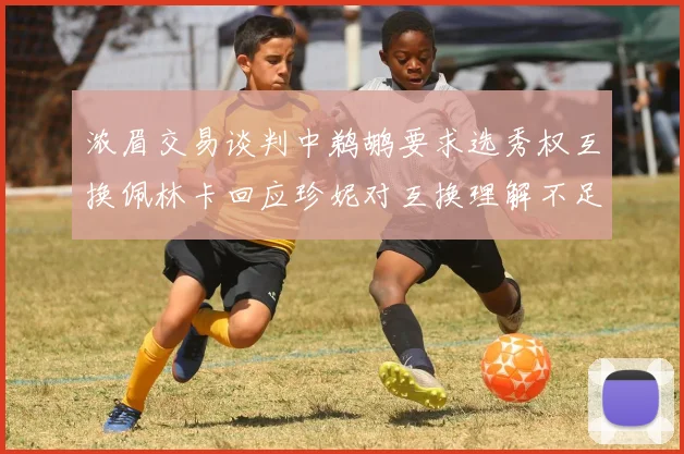 浓眉交易谈判中鹈鹕要求选秀权互换佩林卡回应珍妮对互换理解不足